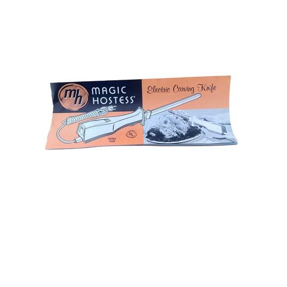 Vintage Magic Hostess MH Electric Carving Knife with Booklet - Picture 6 of 11